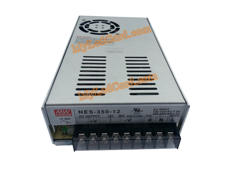 MeanWell 12V/350W 29A Switching Power Supply (NES-350-12)
