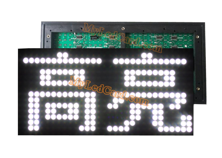 P10mm Outdoor 1W White Color LED Display Module Board 320*160mm