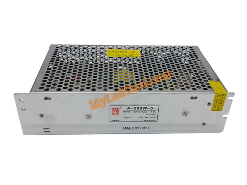 CZCL 200W 5V 40A Switching Power Supply (A-200W-5)