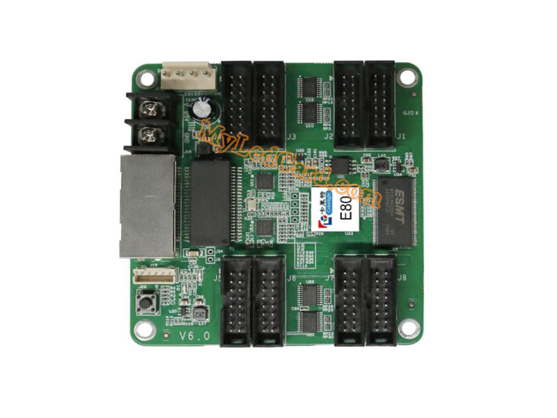 ColorLight E80 Integrated Hub75 Receiving Card