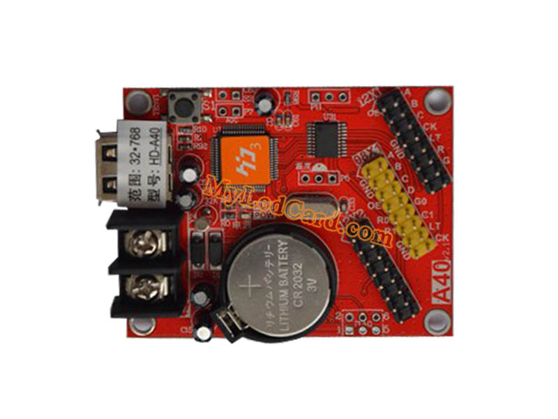 HD-A40 HD-U61 Asynchronous U-disk LED Board Controller