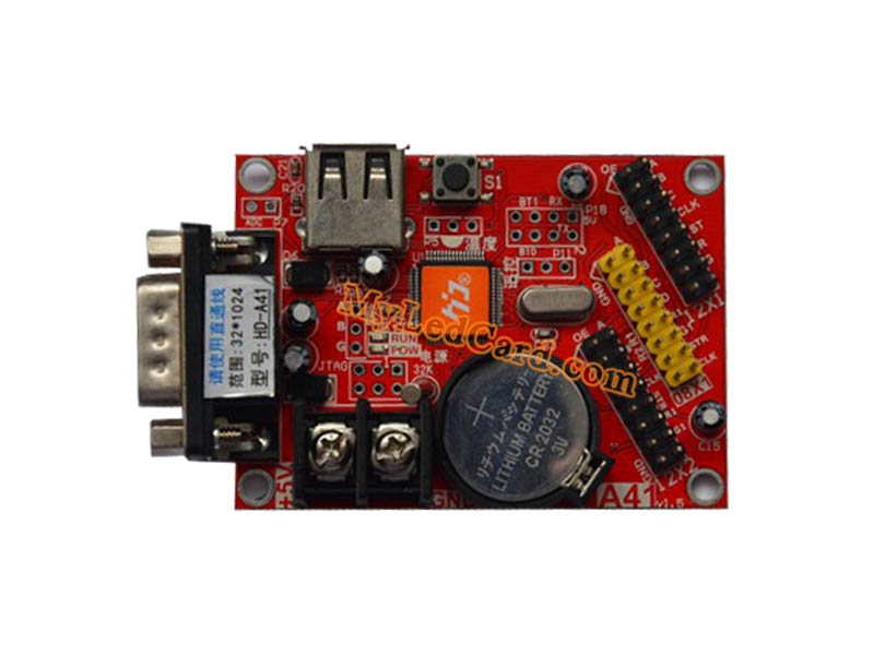 HD-A41 LED Screen Board Controller USB and Com Ports