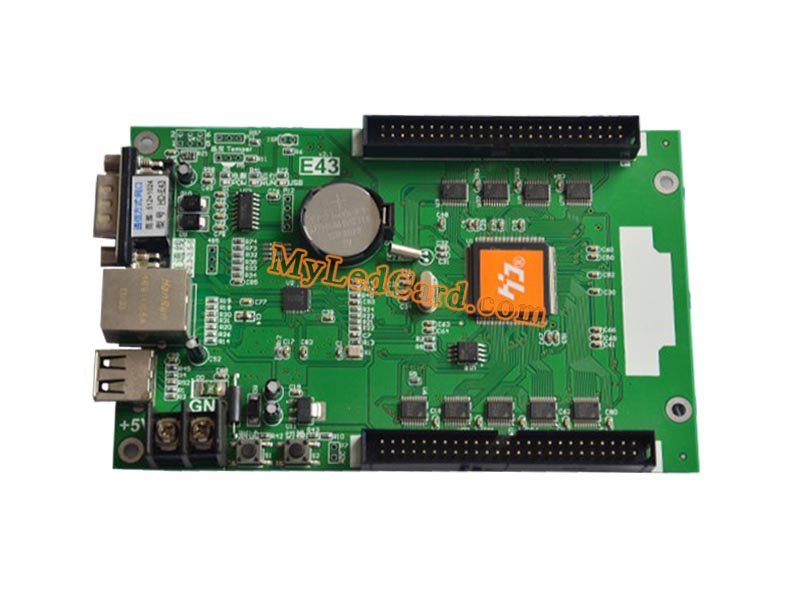 HD-E43 LED Sign Control Card with U-Disk and Ethernet Ports