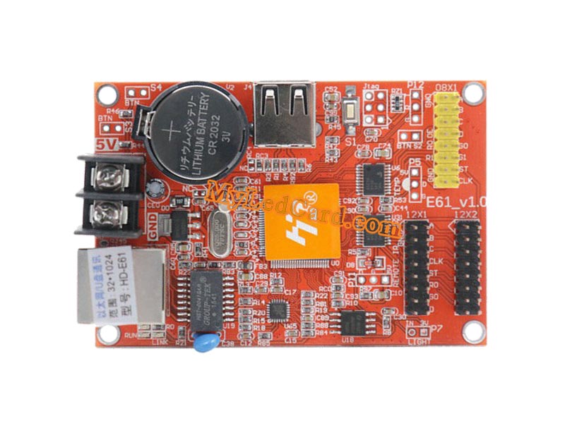 HD-E61 Ethernet Port+U Disk LED Board Controller Card