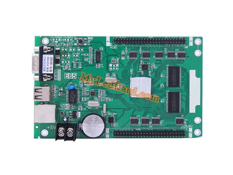 HD-E65 Ethernet and USB Ports LED Signage Control Card