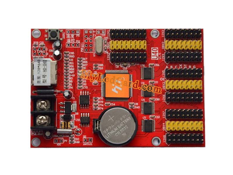 HD-U40 HD-U63 U-Disk LED Display Board Control Card