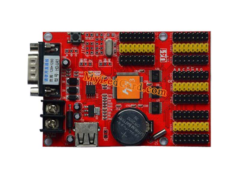 HD-U41 USB and Serial Port LED Board Control Card