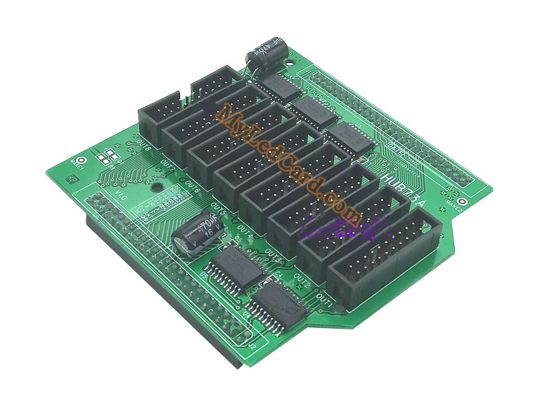 HUB73A 20 Pins 8 Outputs LED Hub Card