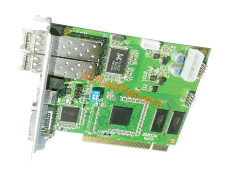 Linsn TS803 Optical Fiber LED Sending Card (image for) Linsn TS803 Optical Fiber LED Sending Card