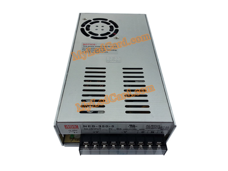 1Pc Switching Power Supply Meanwell NES-350-5 Security Monitoring New cf 