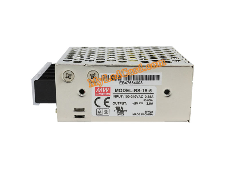 5V DC 3A 15W Regulated Switching Power Supply 