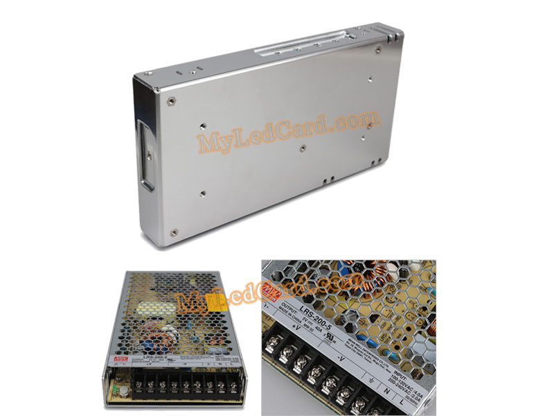 MeanWell LRS-200-5 LED Ultra Thin Switching Power Supply Unit
