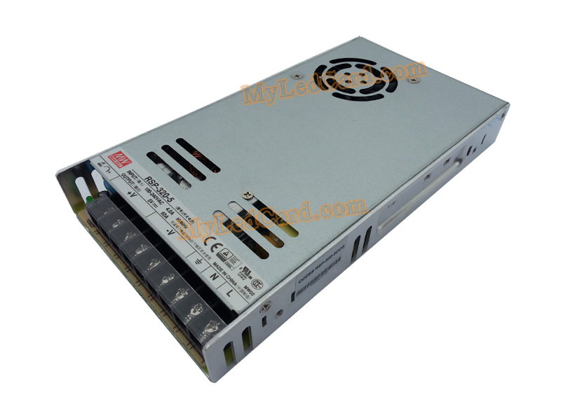 Meanwell RSP-320-5 PFC LED Display Power Supply 100-240VAC