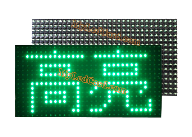 P10 Outdoor 1G Green Color Message LED Display Module 320*160mm