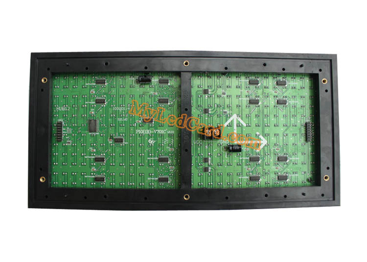 P10 Outdoor Waterproof 1B Blue Color LED Signage Module 320*160mm