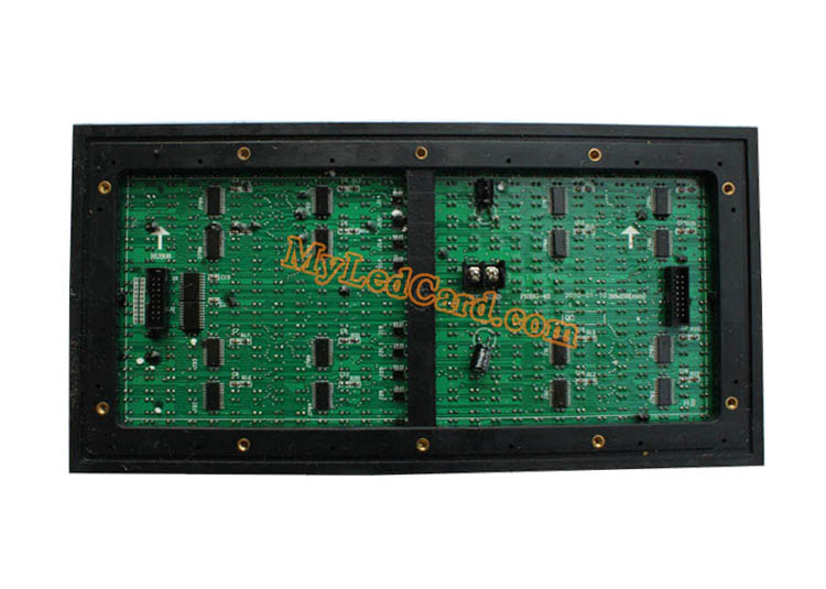 Semi-Outdoor P10mm Dual Color LED Display Panel Module 32*16 Dots