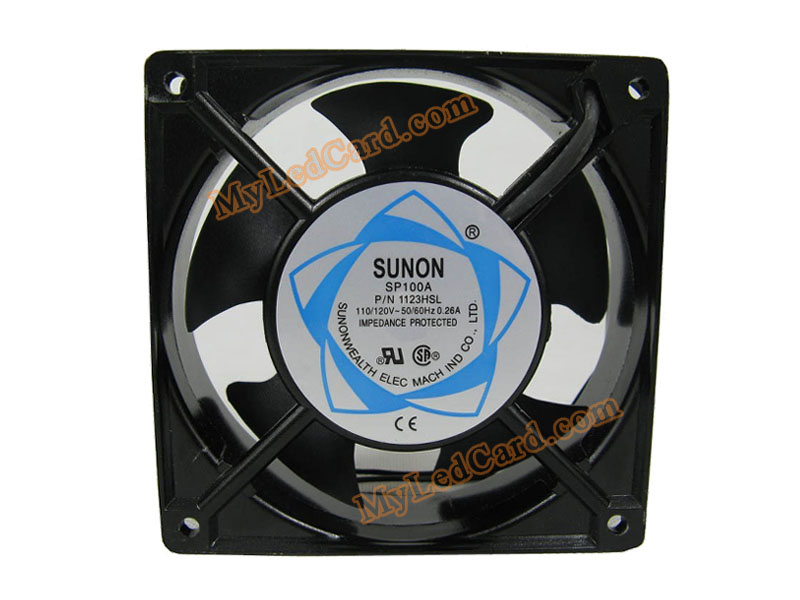 Sunon 110V 1123HSL LED Display Cabinet Cooling Fan /Ventilator