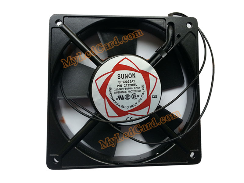 Sunon 220V LED Screen Cabinet Cooling Fan SF 12025AT