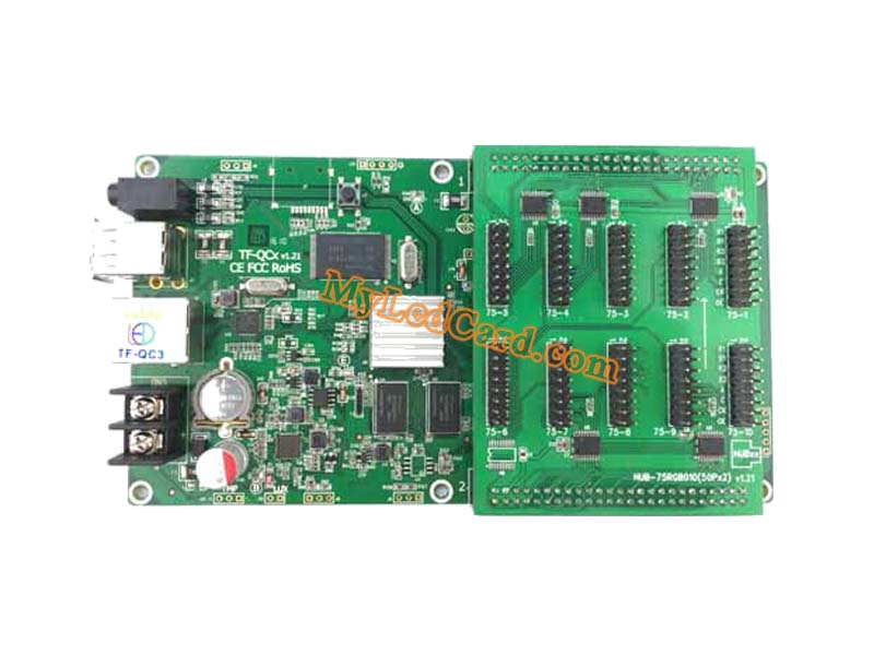TF-QC3 USB Ethernet Port Full Color Asynchronous LED Control Card