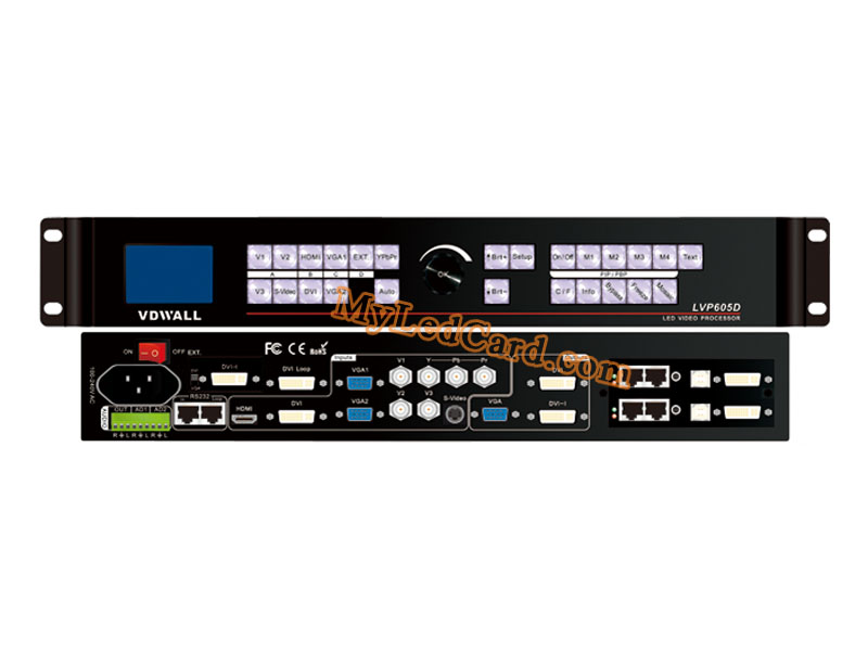 VDWALL LVP605D LED Video Scaler with VGA/DVI/HDMI