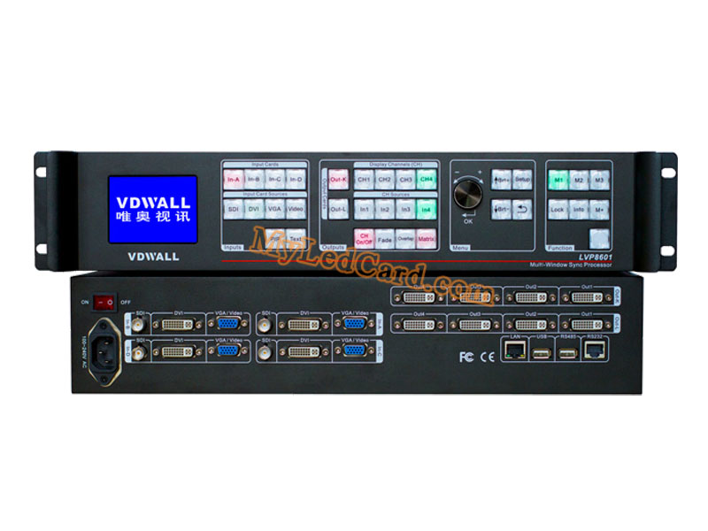 VDWALL LVP8601 Multi-Windows LED Synchronous Processor