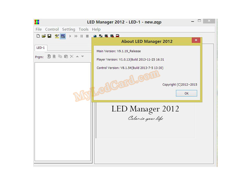 ZDEC LED Manager 2012 V9 Setup Software